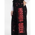 thumbnail image 4 of Halloween Women's Horror Queen Wide Leg Jogger Pants, Sizes XXS-XXL, 4 of 5