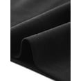 thumbnail image 5 of DARING DIVA Women's Plus Size Knee Length High Waisted Stretchy Skirt 3X Black, 5 of 6