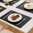 thumbnail image 4 of Juego de 6 manteles Individuales, de Piel sintética Lavable en, Resistente al Calor para decoración de Halloween, decoración de Mesa de Cocina, Comedor, manteles Impermeables, 4 of 6