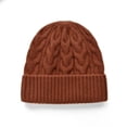 thumbnail image 1 of Gorro de lana de Kink para hombre y mujer, gorro de lana de punto cálido, de Color liso, para otoño e invierno, regalos de Navidad y Año Nuevo, 1 of 4
