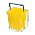 thumbnail image 2 of SHOWERORO 2Ud Cubo Portátil De Plástico Para Almacenamiento Y Limpieza En Servicios Domésticos Y Comerciales, 2 of 7