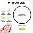 thumbnail image 3 of Uxcell 4-Pack Engine Piston Rings Kit, 52mm x 1.5mm Thick Ductile Iron Piston Ring Set Standard Replacement for Small Engines/Motors/Machinery [Black], 3 of 6