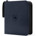 thumbnail image 1 of Pemocyny 1200 Pockets Trading Card Binder PU Cover Zipper Card Collection Album Sturdy Card Folder Holder for MTG TCG Game Cards Sports Cards, 1 of 5