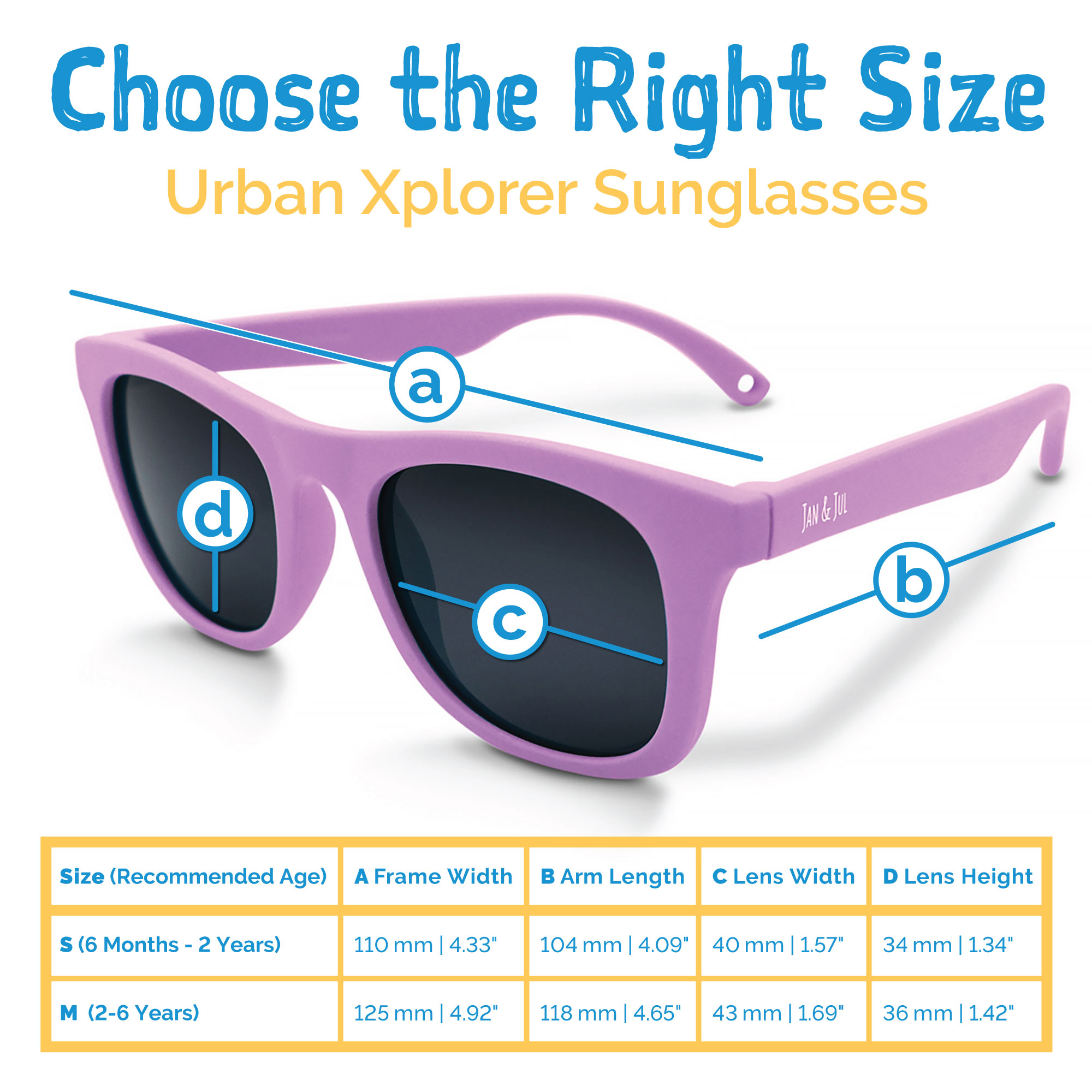Jan & Jul Baby Sunglasses with Strap for Girls, Polarized, Non-Toxic (S: 6 Months -2 Years, Purple) - image 5 of 7