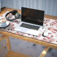 thumbnail image 3 of Long Mouse Pads for Desk,White Cow Milk Strawberry Pattern Desk Mats on Top Of Desks, Desk Mouse Pad Extra Large with 3mm Non-Slip Base and Stitched Edge for Gaming,Office,Work,Home 35.4"x15.7", 3 of 6