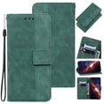 thumbnail image 1 of Wallet Phone Case Cover Compatible with Samsung Galaxy A53 5G, Vintage for Men Business Embossed PU Leather Flip Protective Case with Wrist Strap Kickstand for Samsung Galaxy A53 5G,Green, 1 of 7