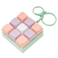 thumbnail image 1 of Keyboard Fidget Toy Keychain, 9-in-1 Keyboard Decompression Button Finger Clicker Stress Relief Fidget Toy Gift, 1 of 8