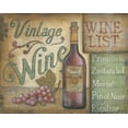 thumbnail image 2 of Lewis, Kim 24x20 White Modern Wood Framed Museum Art Print Titled - Wine List, 2 of 4