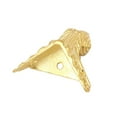 thumbnail image 3 of Uxcell 37mmx29mmx38mm Zinc Alloy Retro Style Furniture Foot Corner Gold Tone 4pcs, 3 of 5