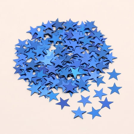 

Yubatuo Multicolored Stars Confetti Sequin Confetti Glitter No Hole Embellishment- 10mm For Home Decoration