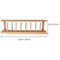 thumbnail image 3 of KAKOWELY Wooden Test Tube Rack for Laboratory School and Home Use Lightweight Durable Plastic Light Yellow,11.81"X2.36"X3.54", 3 of 5