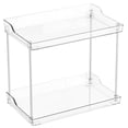thumbnail image 7 of 2 Tier Bathroom Counter Organizer,Tiered Bathroom Organizer for Makeup,Perfume,Beauty Products,Skincare Organizers Shelf,Vanity Storage Tray for Bedroom,Spice Racks for Kitchen Corner,Rectangle, 7 of 7