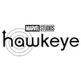 thumbnail image 2 of Men's Marvel Hawkeye Black and White Logo  Graphic Tee White Large, 2 of 5