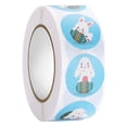 thumbnail image 2 of Kids Stickers,Easter Rabbit Eggs Cartoon Decoration Sticker Sticker Holiday Atmosphere Decoration Removable 500pcs/roll, 2 of 7