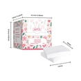thumbnail image 3 of Toallitas limpiadoras faciales desechables en caja de algodón suave, absorbentes y espesas, toallitas desmaquillantes, 50 toallitas., 3 of 5