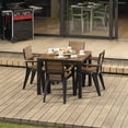 thumbnail image 2 of Juego De Comedor Tipo Madera Exterior Marca Mq MQ  563-TAB, 2 of 5