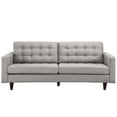 thumbnail image 2 of Modern Contemporary Upholstered Sofa, Grey Fabric, 2 of 5