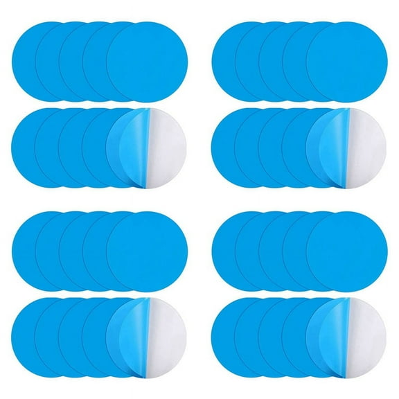 Self-Adhesive Repair Patches for Swimming Pools, Pack of 40 PVC Pool Repair Kit, Self-Adhesive Underwater Repair Pool