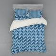 thumbnail image 2 of Ambesonne East Bedding Set 3 Pcs, Ocean Inspired Oriental, Twin XL, Blue White, 2 of 3