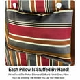thumbnail image 3 of Backyard Expressions Hanging Hammock Chair - Spice Stripes - Polyester/Cotton, 3 of 6