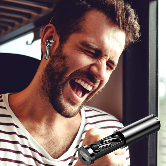 Qiopertar Nouveau Bluetooth 5.2 pull - out charge pile sans fil Bluetooth Écouteurs Smart touch - S Series haute fidélité stéréo qualité sonore anti - transpiration
