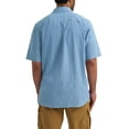 thumbnail image 2 of Wrangler® Men's Relaxed Stretch Short Sleeve Shirt, Sizes S-5XL, 2 of 3