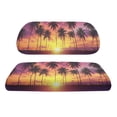 thumbnail image 2 of Pzuqiu Golf Cart Seat Covers Washable, for Outdoor, Golf Cart Seat Covers and Backrest Cover, Compatible with Club Car Precedent Ezgo, Palm Sunset, 2 of 9