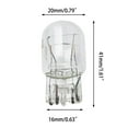 thumbnail image 4 of 10PCS T20 7443 1891 21/5W Clear Glass Turn Signal Stop Brake Tail Light Bulbs, 4 of 11