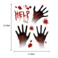 thumbnail image 2 of Halloween Window Sticker DIY Skeleton Handprint Window Cling Wall Sticker, 2 of 10