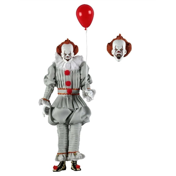 IT (2017) - 8" Clothed Action Figure - Pennywise - NECA
