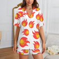 thumbnail image 2 of Sdmnsg-T Chicken And Rooster Women Pajama Set Short Sleeve Comfy Pjs Sets 2 Piece Lounge Set, 2 of 8