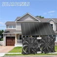 thumbnail image 2 of Greenhouse Efficient Heat Dissipation Outdoor Solar Exhaust Fan Suitable For Chicken Coops Pet Electric Ventilation Fan, 2 of 7