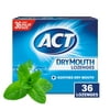 ACT Dry Mouth Lozenges with Xylitol, Soothing Mint, 36 Lozenges