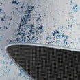 thumbnail image 5 of SAFAVIEH Tacoma Brian Abstract Machine Washable Runner Rug, Beige/Turquoise, 2'6" x 8', 5 of 7