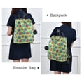 thumbnail image 4 of FORMRS Women's Travel Backpack Purse Anti-Theft Hidden Pockets Casual Shoulder Bag, Cute Monsters Pattern, 4 of 7