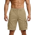thumbnail image 2 of Timoontee Men Outdoor Shorts with Multiple Utility Pockets and Breathable Lightweight Material for Modern Fit All Day Comfort Yellow M, 2 of 7