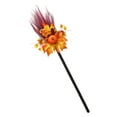 thumbnail image 2 of YIMWNYI Halloween Witch Besom, Decorative Broom for Parties, Costume Accessories for Halloween Celebration, Fun Witch Props with Ghostly Design, Lightweight and Portable Halloween Decoration, 2 of 6
