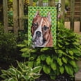 thumbnail image 2 of Staffordshire Bull Terrier Staffie Lucky Shamrock St. Patrick's Day Garden Flag, 2 of 2