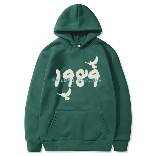 TAYLOR SWIFT 1989 T.S. TAYLOR SWIFT Chandail à Capuchon Ample pour Hommes et Femmes DMH