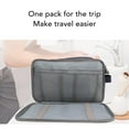 thumbnail image 3 of Neceser De Viaje Para Hombre, Gran Capacidad, Agarre Cómodo, Neceser De Viaje Para Hombre Con Asa Para Accesorios Cosméticos, 3 of 7