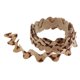 thumbnail image 3 of Cinta de terciopelo estampada para accesorios de pinzas para el cabello, lazos y lazos hechos a mano bronceado suave, 3 of 7