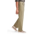 thumbnail image 2 of Classic Fit Signature Iron Free Khaki with Stain Defender Pants - Pleated (Regular and Big & Tall), 2 of 3