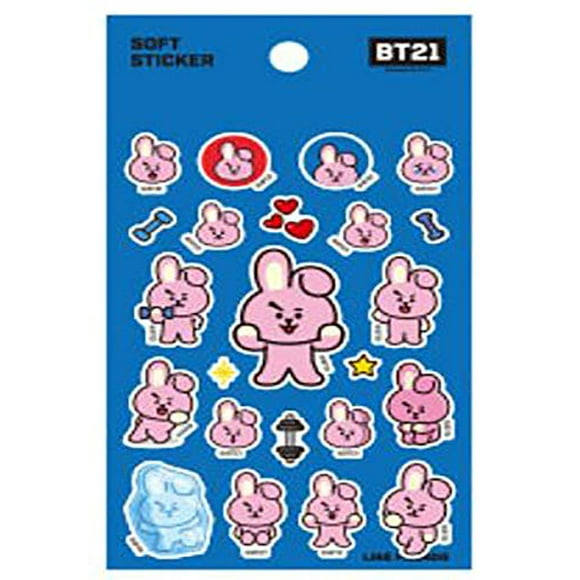 BT21 X STUDIO8 B.T.S Official Merchandise Soft Sticker, by Bangtanboys (Cooky)