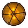 thumbnail image 3 of Meyda 161410 36 in. Buffalo Warrior with Teepee Pendant, Rust & Amber Mica, 3 of 7