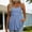 Light Blue, variant on CYMMPU Women's Button-Front Linen Cami, Spaghetti Strap Tank Top with Partial Button Placket, Relaxed Fit Summer Top Blue S