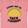 thumbnail image 4 of Inktastic Every Day is Taco Tuesday Boys or Girls Baby T-Shirt, 4 of 5