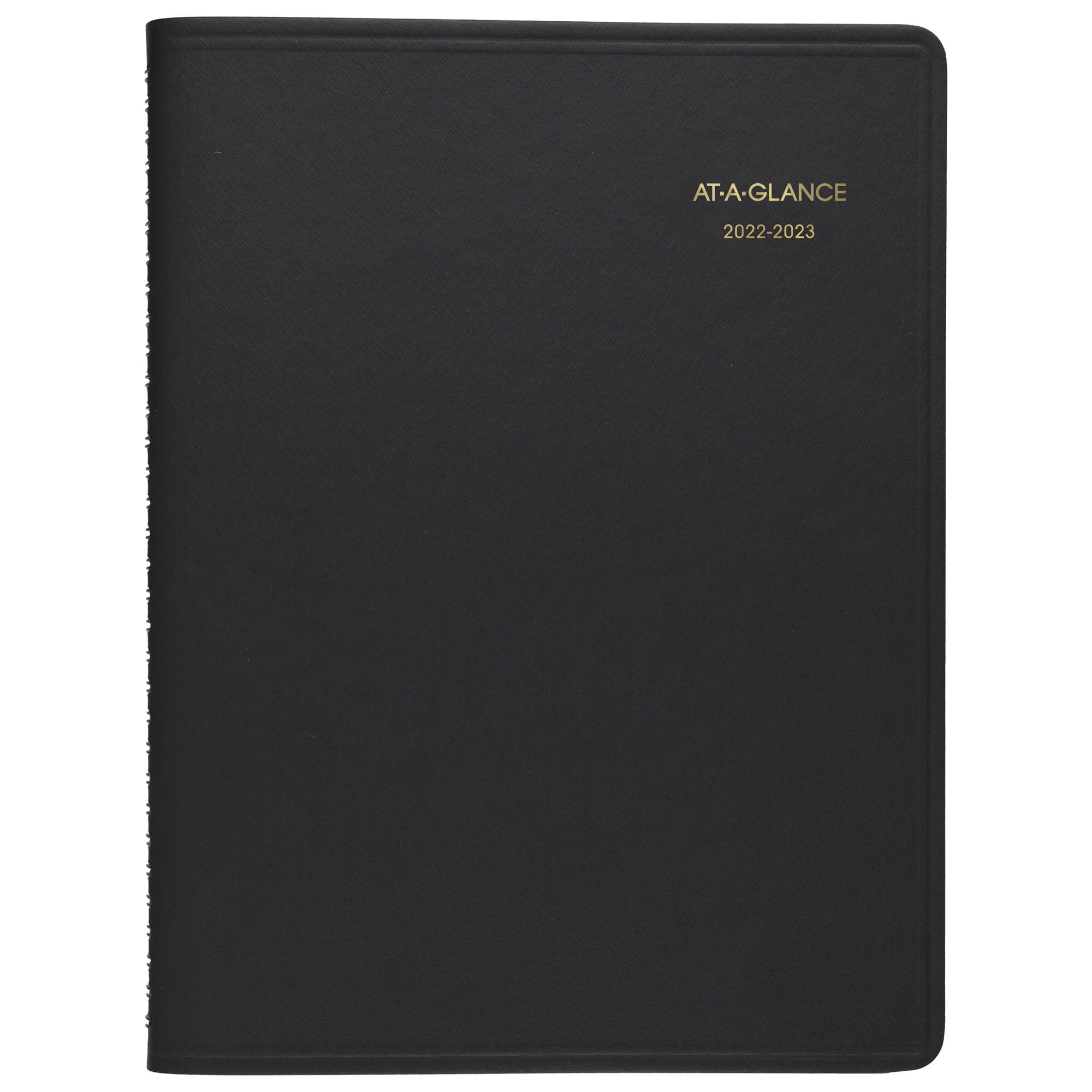 8-1/4 Inch x 11 Inch Large Black Appointment Planner 2022 New Edition 