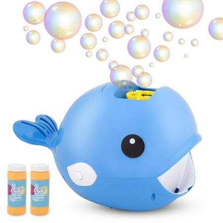 Beyondtrade Bubble Machine Automatic Whale Bubble Maker Over 2000 Bubbles Per Minute Bubble Blower with 2x100ml Liquid Outdoor Toy for Party, Outdoor & Indoor Games, Best Bubble Toy (Best Game Maker Studio Games)