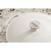 Lodge Cast Iron 3.6 Quart Enameled Covered Casserole Oyster