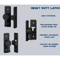 thumbnail image 4 of EcoNesxp Sports Lockers Gym Stainless Steel Gym Locker Lock Password Length Adjustable Lock Buckle Lock Suitable for Outdoor Silver, 4 of 5